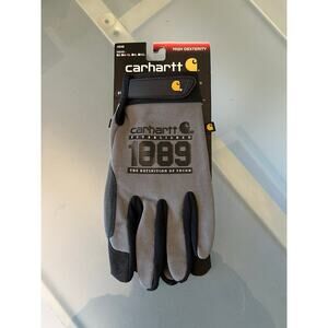 NWT men’s large Carhartt The Fixer high dexterity work gloves faux suede grippy